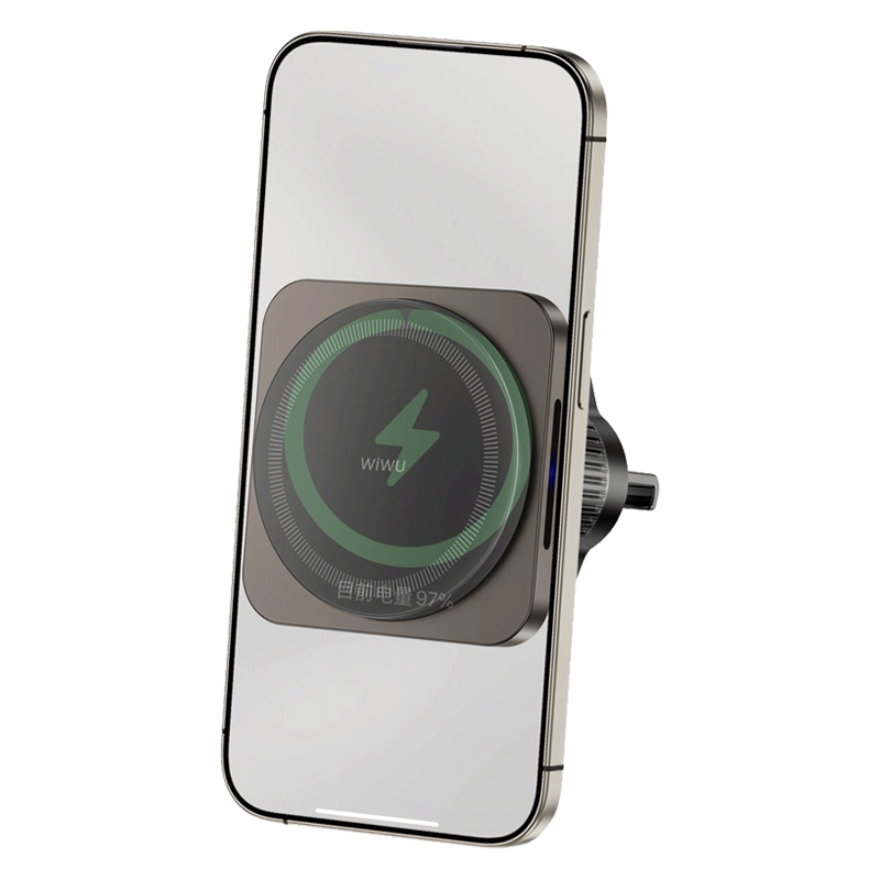 شارژر بیسیم خودرو ویوو Wiwu magneto wireless charger car mount