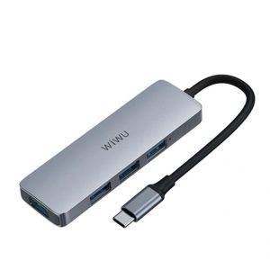 هاب تایپ سی ویوو WiWU Alpha 440 Pro USB HUB 4 in 1