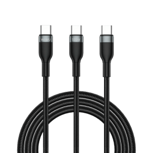 کابل شارژ ویوو WiWU Wi-C029 Type-C to C and C Cable