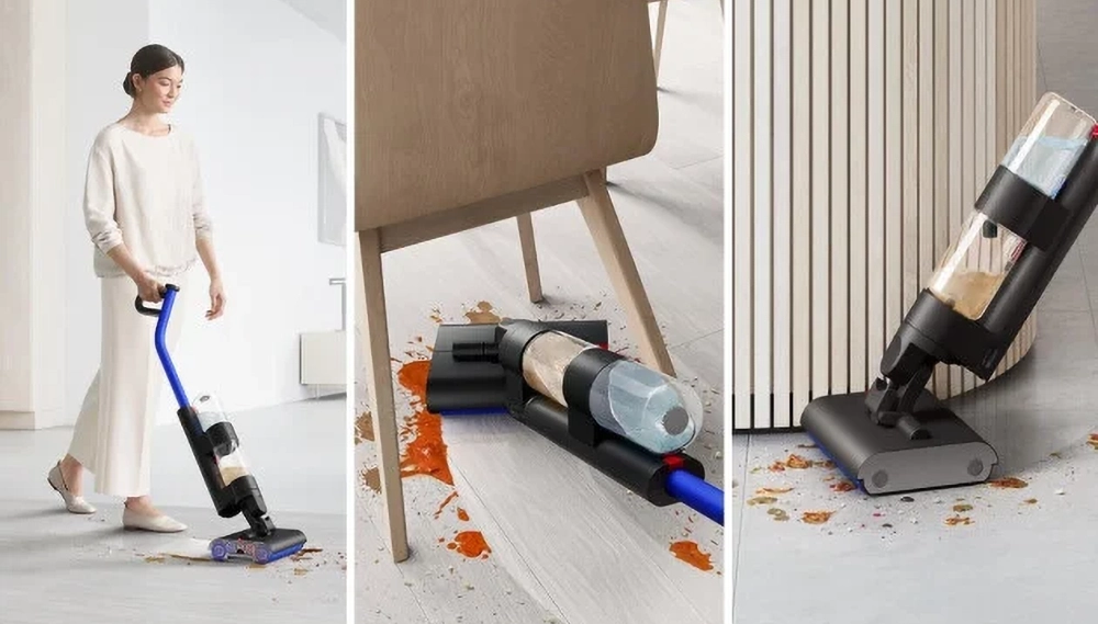 زمین شوی دایسون Dyson WashG1 Wet Cleaner Matte Black/Ultra Blue