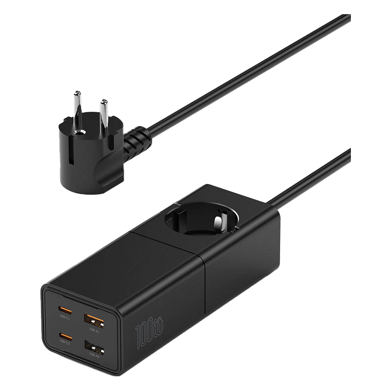 آداپتور ویوو WiWU Wi-S004 PowerStrip Dual USB-C To USB-A