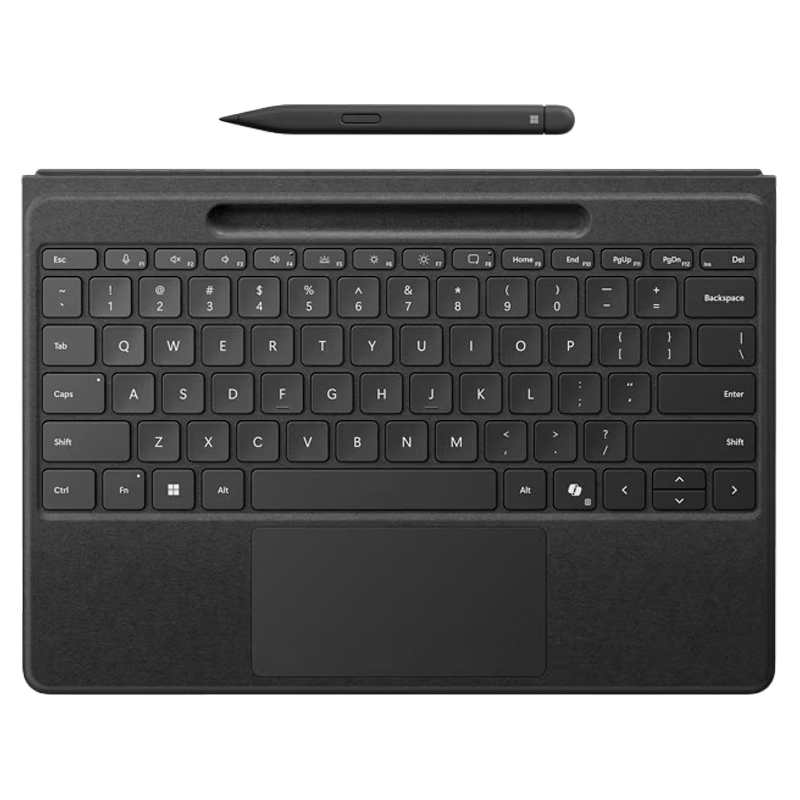 کیبورد با قلم مایکروسافت Microsoft Surface Pro Flex Keyboard with Slim Pen - Black