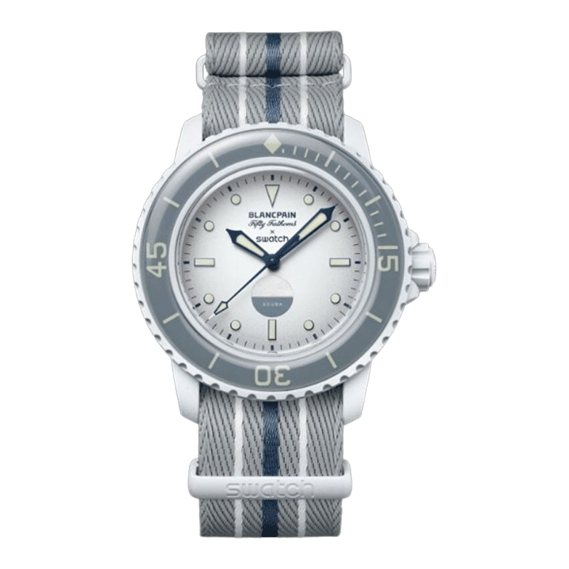 Swatch X Blancpain Scuba Fifty Fathoms Antarctic Ocean