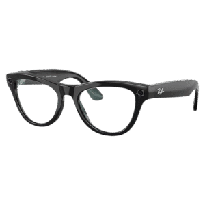 عینک هوشمند ری بن Meta RayBan Skyler (GEN 2) Shiny Black Frame + Graphite Green Transitions Lense